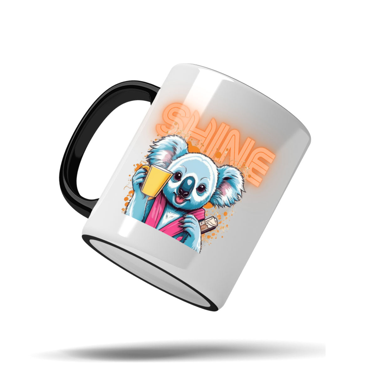 Funny Koala Coffee Mug – Durable Ceramic, Vibrant Print, Perfect Gift for Coffee Lovers