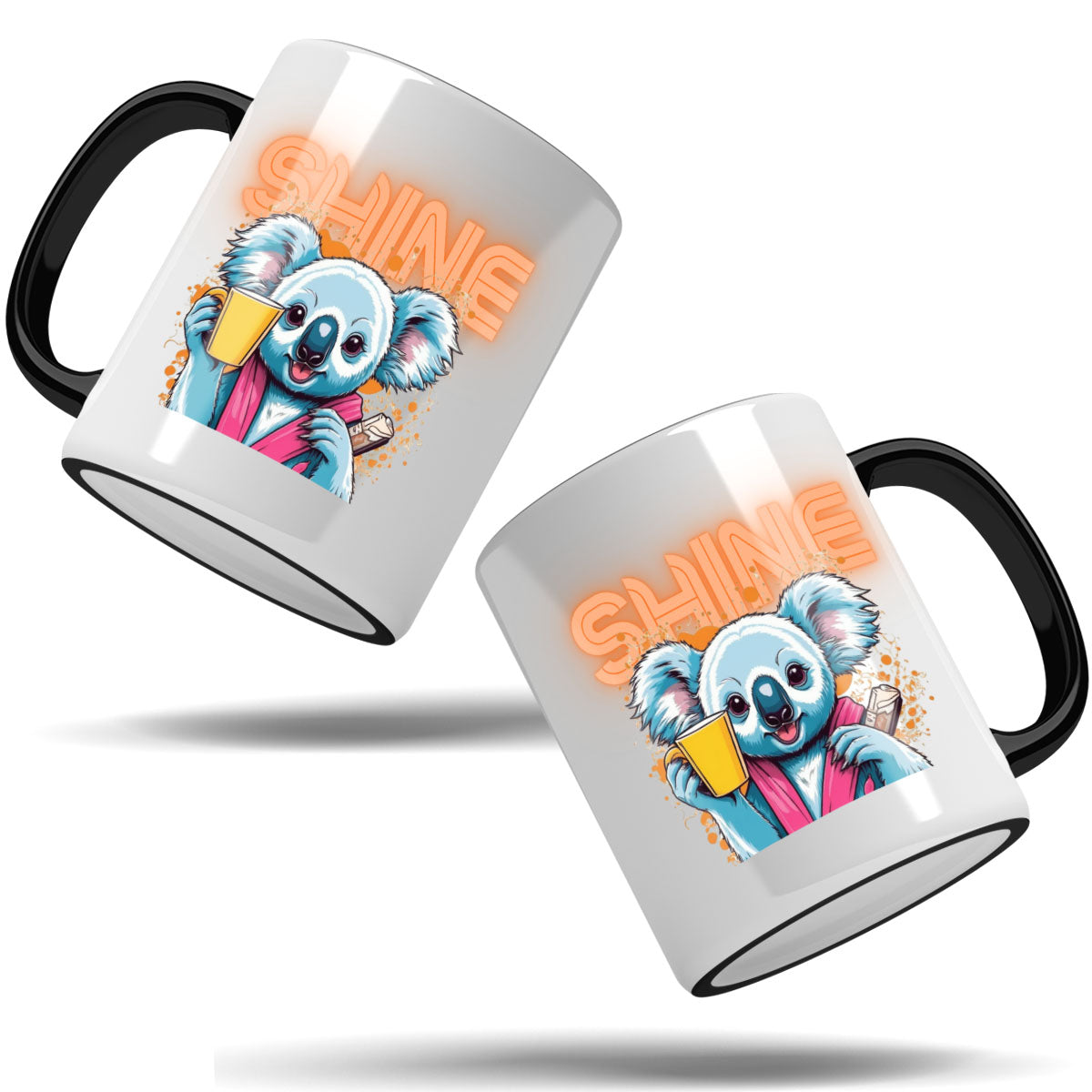 Funny Koala Coffee Mug – Durable Ceramic, Vibrant Print, Perfect Gift for Coffee Lovers